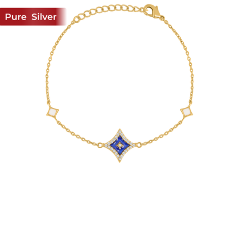Roovi Vega  925 Sterling Silver Bracelet For Women & Girls
