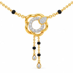 Roovi Noor Drop 925 Sterling Silver Mangalsutra for Women