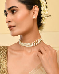 Roovi Class is Sass Pearl Choker for Women