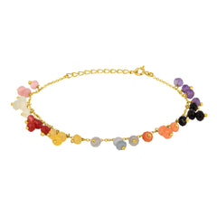 Roovi Rainbow Shine 925 Silver Bracelet with Colorful Beads