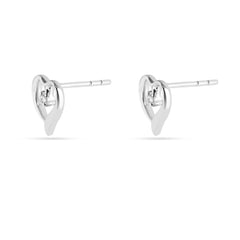 Buy Earrings Online -  925 Silver Heart Studs