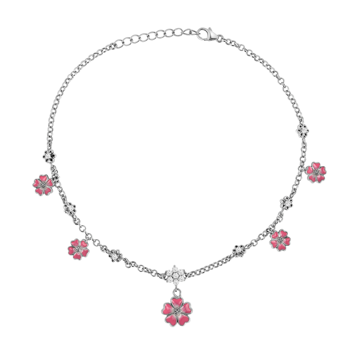 Desi Barbie 925 Silver Anklet I 2 Pcs