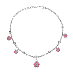 Desi Barbie 925 Silver Anklet I 2 Pcs