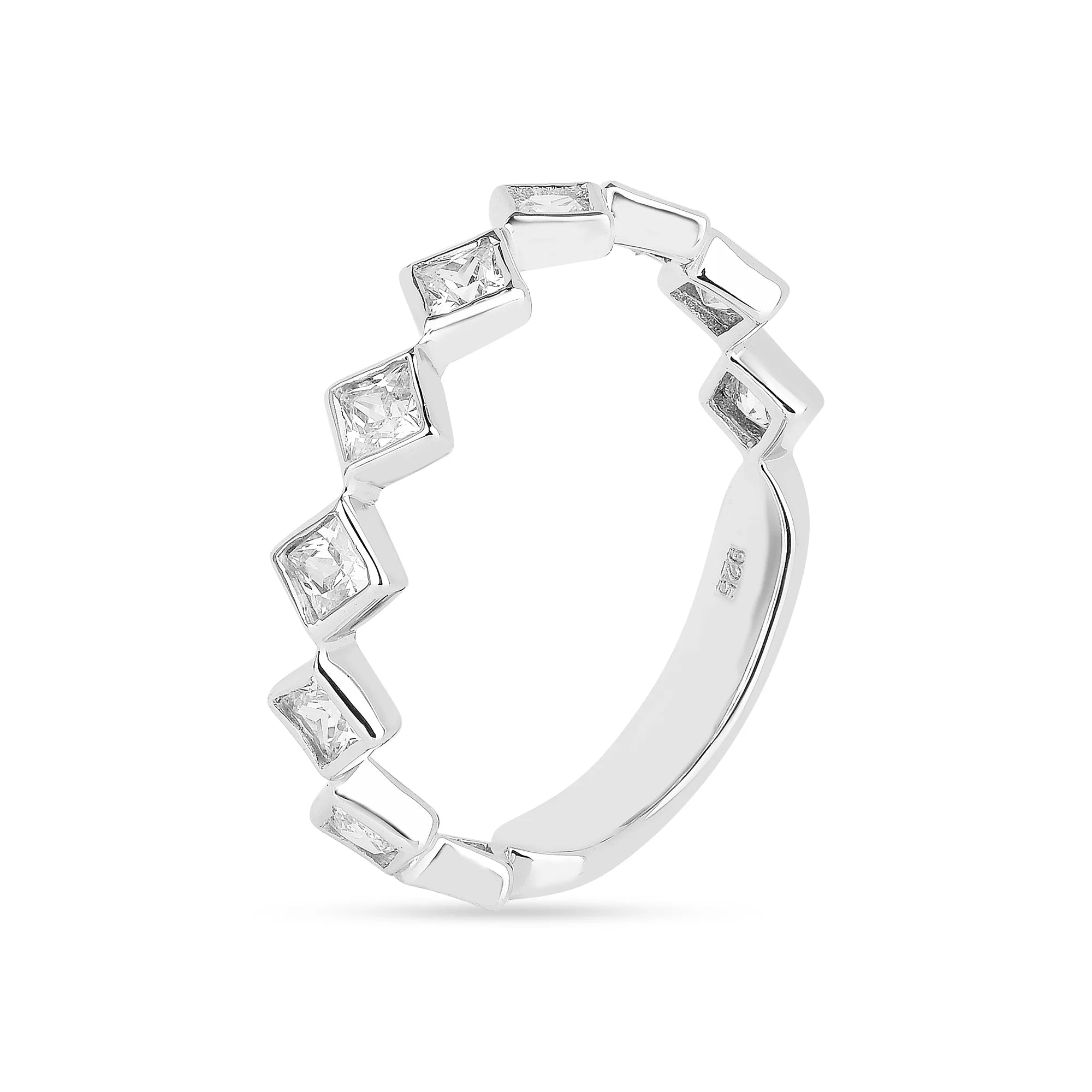 Buy 925 Silver American Diamond Ring Online