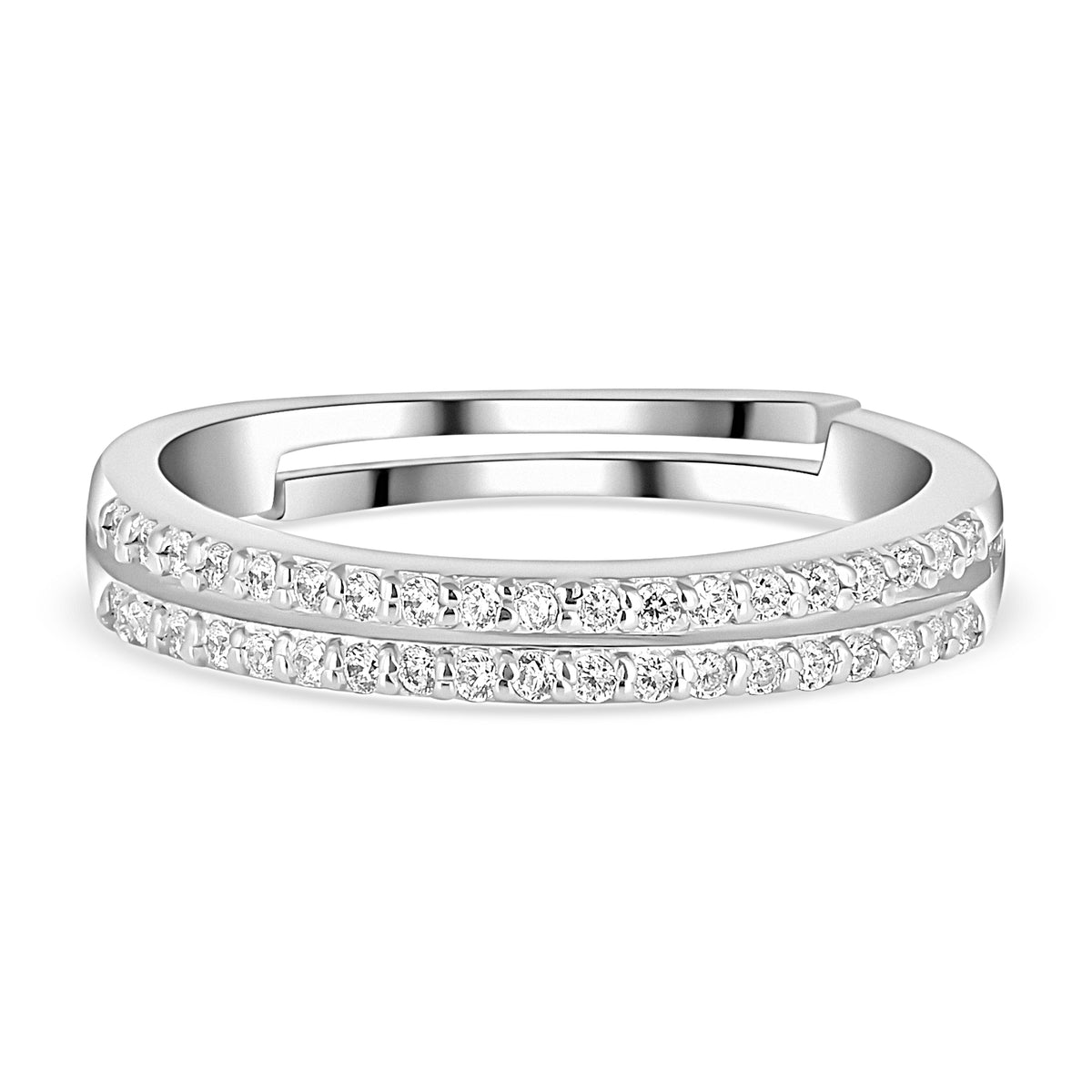 Buy Glam Doll 925 Silver American Diamond Ring Online