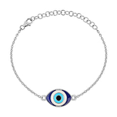 Buy Good Vibes Evil Eye Bracelet in 925 Silver Online