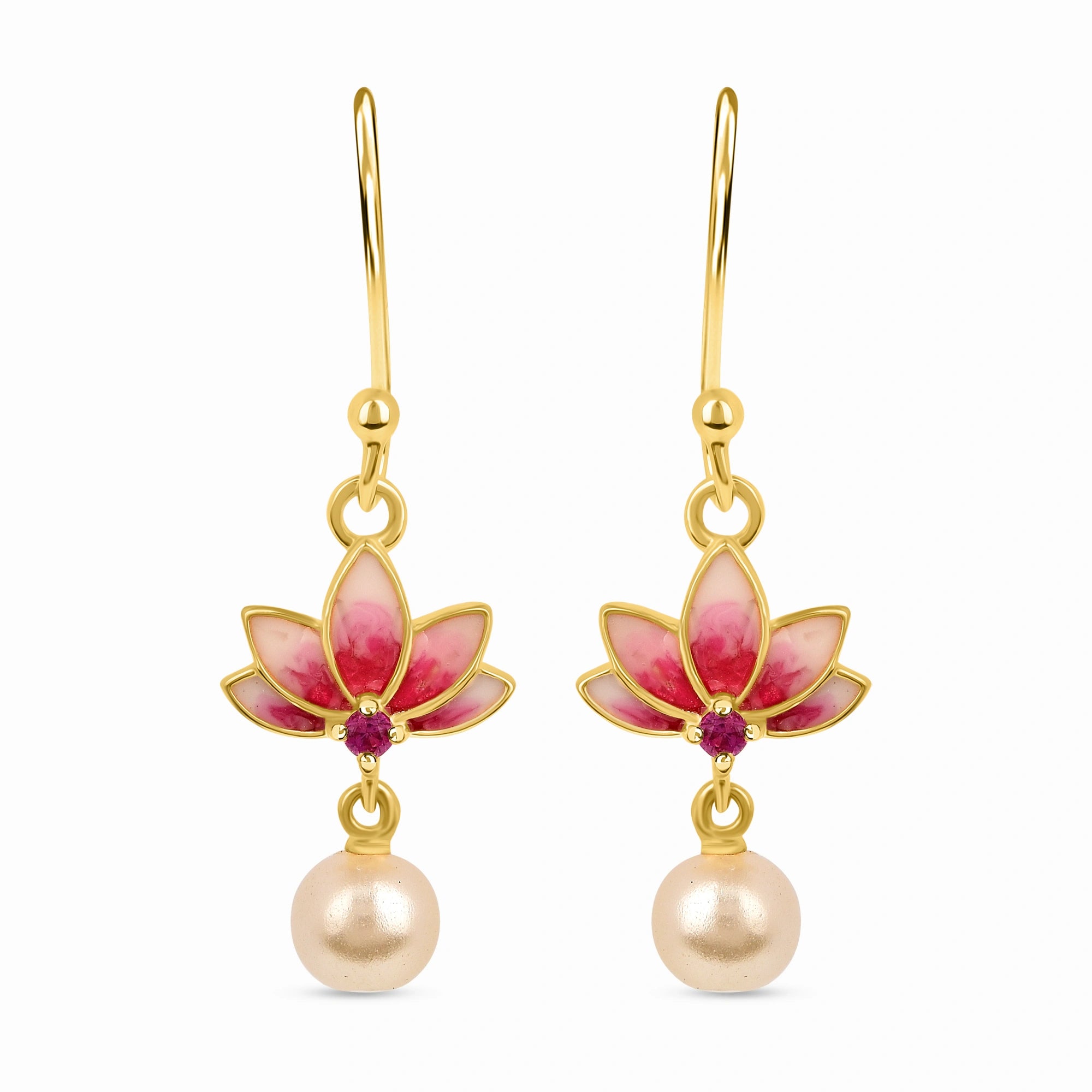 Buy Lotus Grace Dangler Earrings