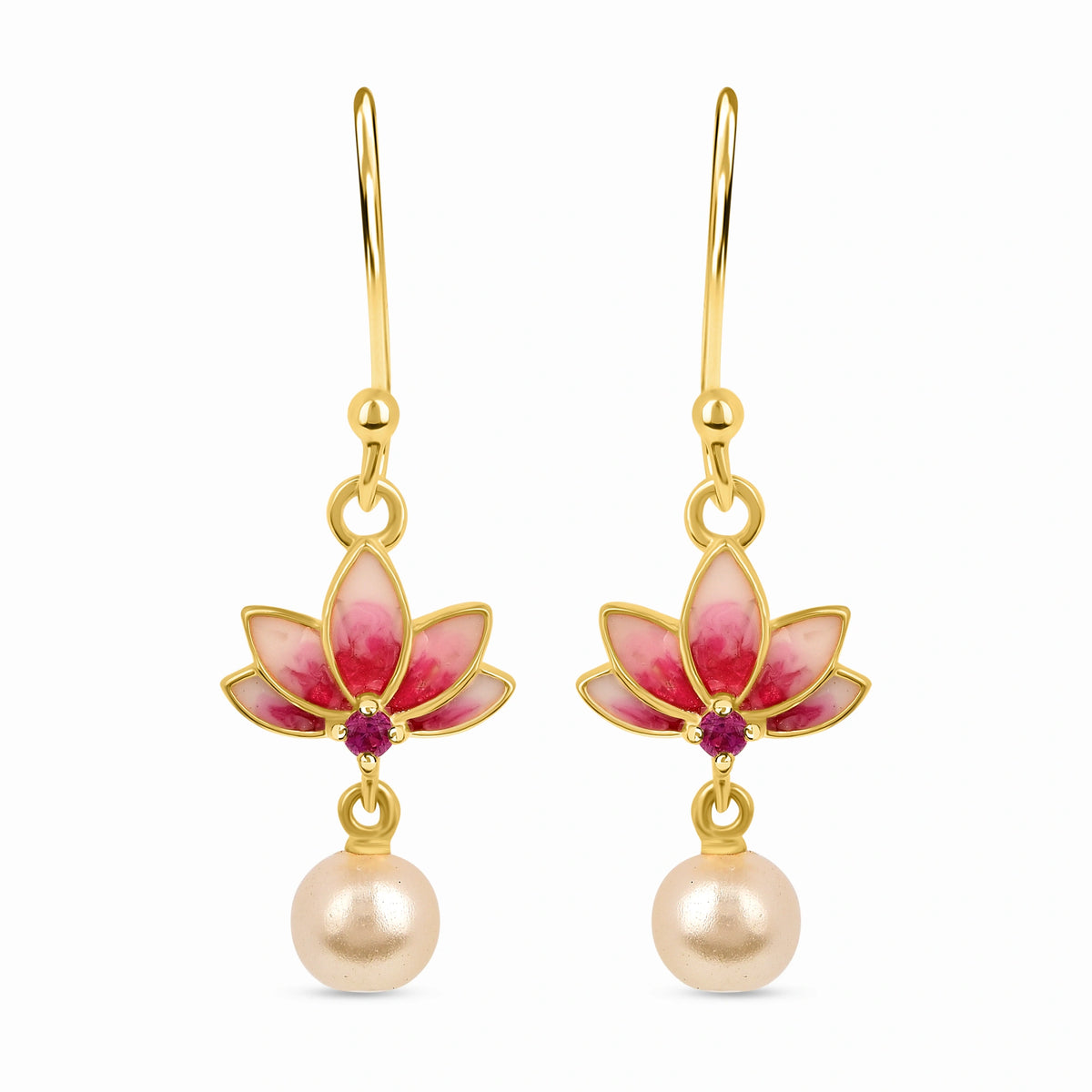 Buy Lotus Grace Dangler Earrings