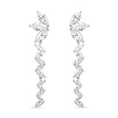 Moonlight Partywear Earrings in 925 Silver