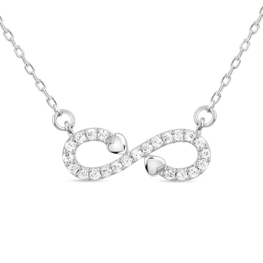 Roovi Dreamy Infinity Necklace in 925 Silver