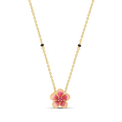 Roovi Petal Glow 925 Silver Mangalsutra with 22kt Gold Plating