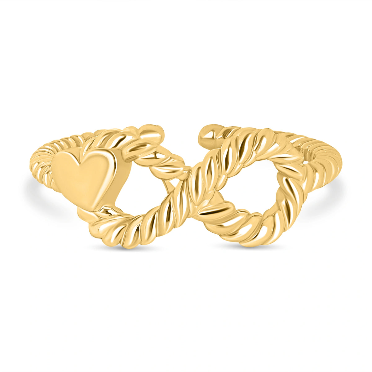 Infinity Ring in 925 Sterling Silver