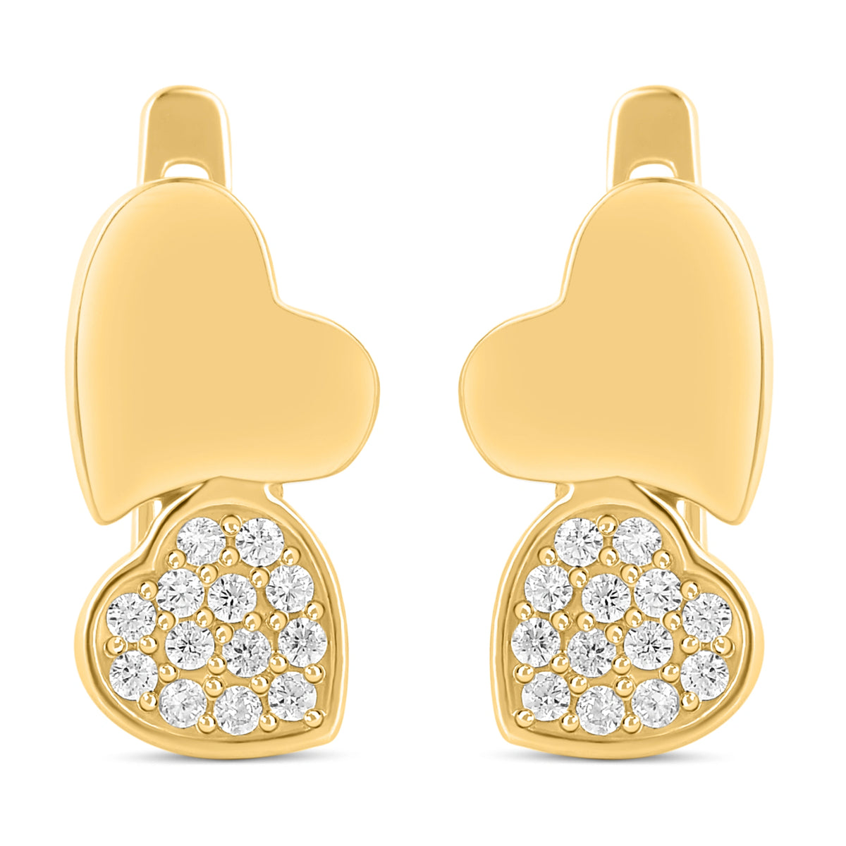 My Heart Will Go On 925 Silver Hoops