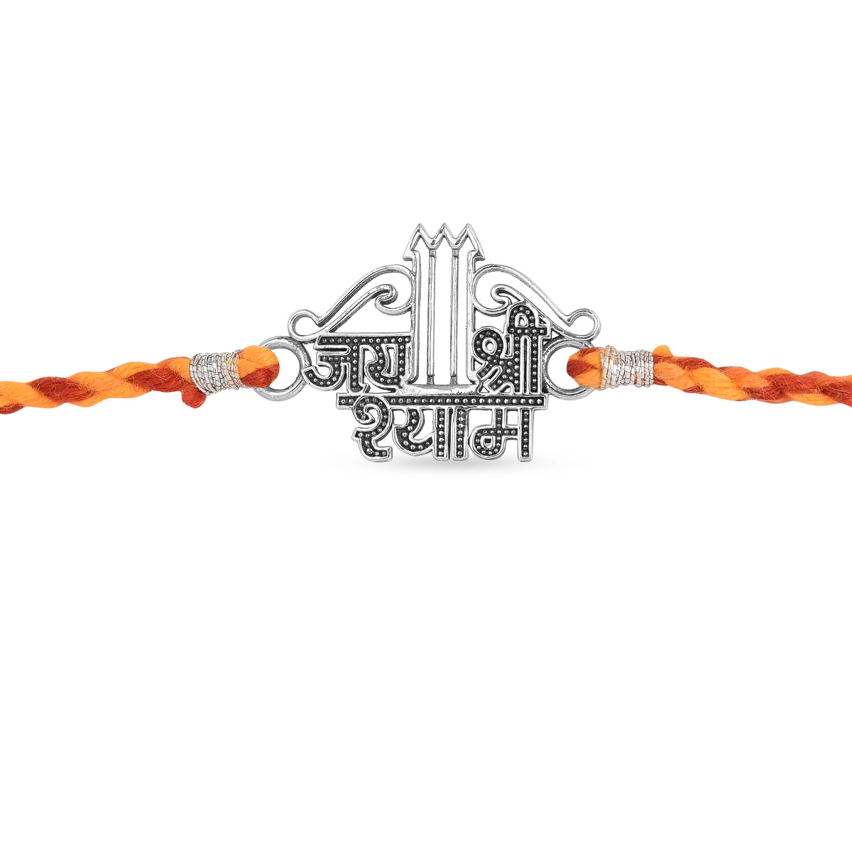 Roovi 925 Silver Khatu Shyam Ji Rakhi For Brother