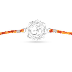 Roovi 925 Silver Om Chakra Rakhi Rakhi For Brother