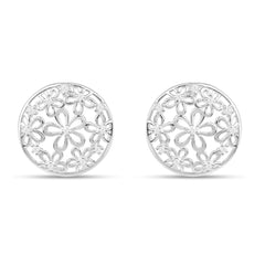 Roovi Sun Kissed Flower 925 Silver Earrings with 22kt Gold Plating