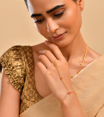 Padma Lotus Minimal HathPhool in 925 Silver with 22kt gold plated
