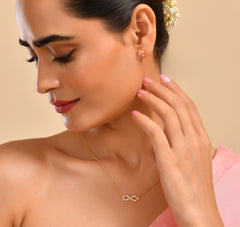 Pink Mist 925 Silver Stud Earring with Enamel