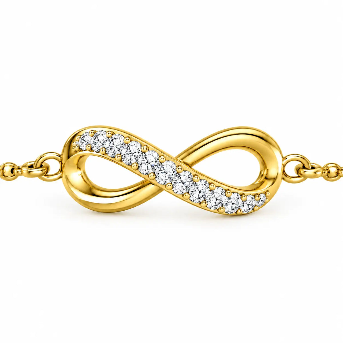 Roovi Infinity 925 Sterling Silver Mangalsutra Bracelet