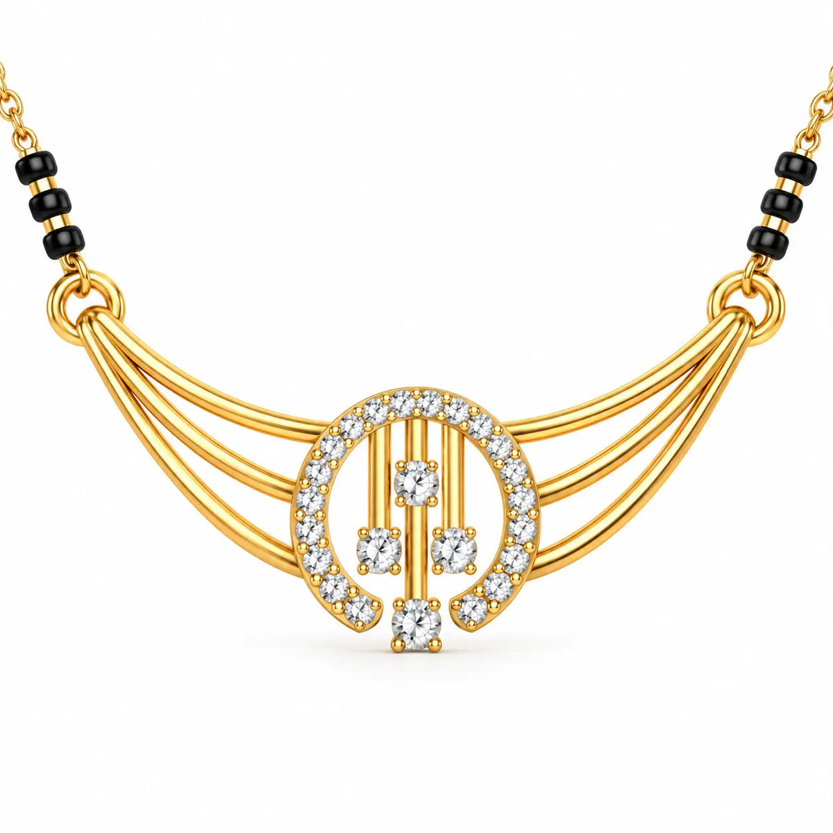 Roovi Tarini 925 Sterling Silver Mangalsutra for Women