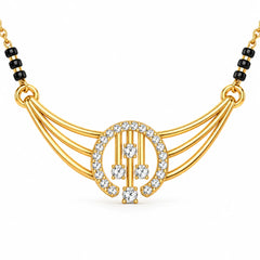 Roovi Tarini 925 Sterling Silver Mangalsutra for Women