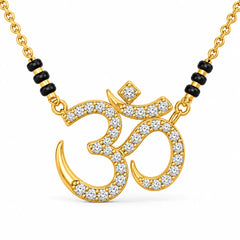 Roovi Sacred Om 925 Sterling Silver Mangalsutra