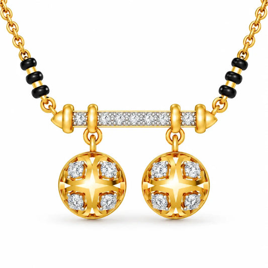 Roovi Riva 925 Sterling Silver Mangalsutra