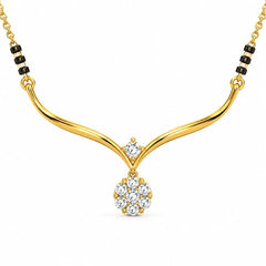 Roovi Gul Mangalsutra 925 Sterling Silver Mangalsutra For Women