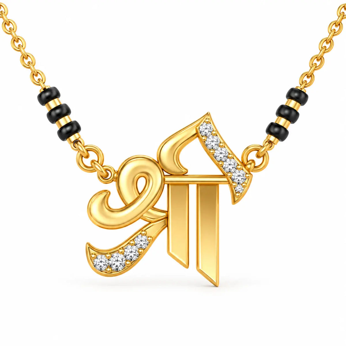 Roovi Shree 925 Sterling Silver Mangalsutra for Women