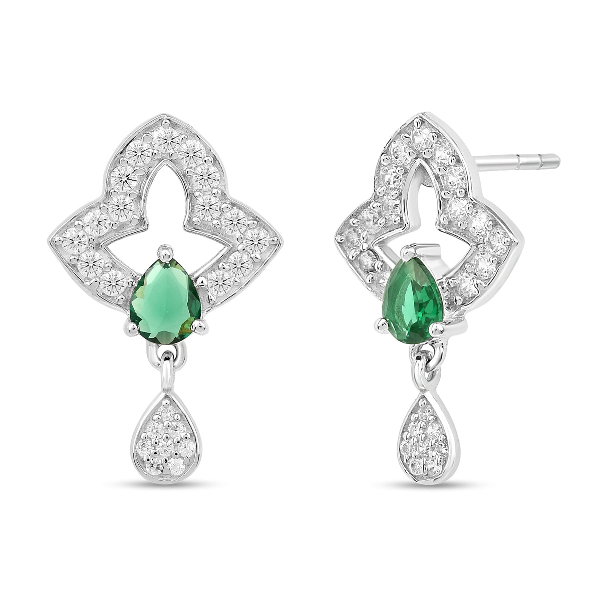 Roovi 925 Silver Alina Drop Earrings