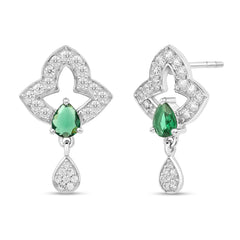 Roovi 925 Silver Alina Drop Earrings