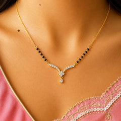 Roovi Aaadhya 925 Silver Designer Mangalsutra