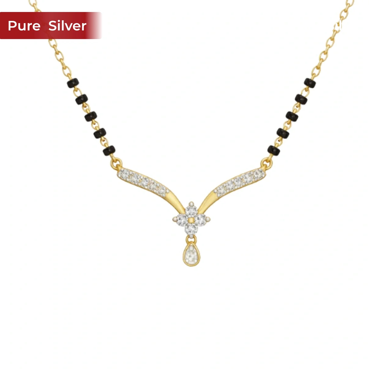 Roovi Aaadhya 925 Silver Mangalsutra
