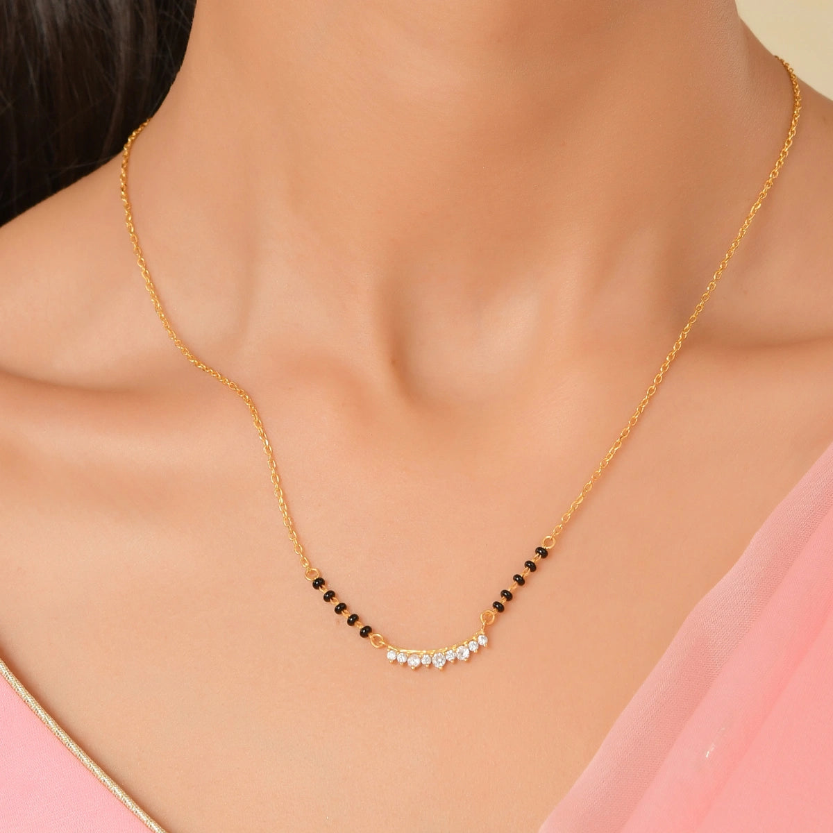 Roovi Ira Fine 925 Silver Mangalsutra Online