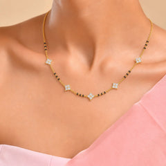 Roovi Lumi Line 925 Silver Mangalsutra Online