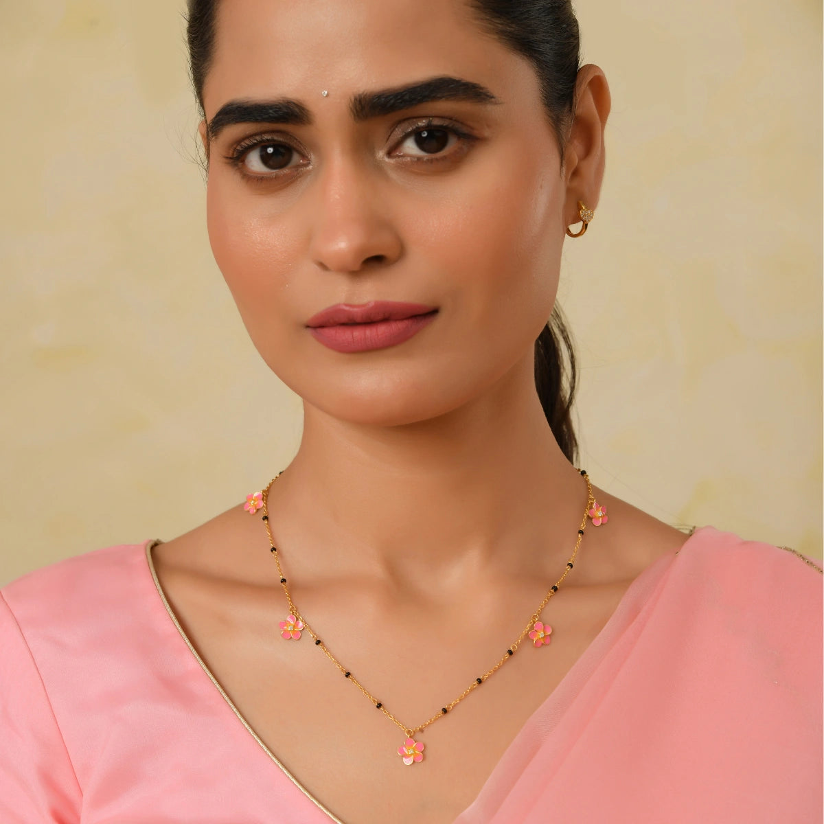 Roovi Meher Bloom 925 Silver Designer Mangalsutra