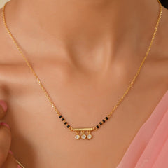 Roovi Nitya Fine 925 Silver Designer Mangalsutra