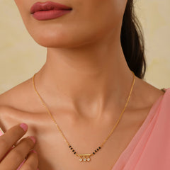 Roovi Nitya Fine Modern Silver Mangalsutra Jewellery