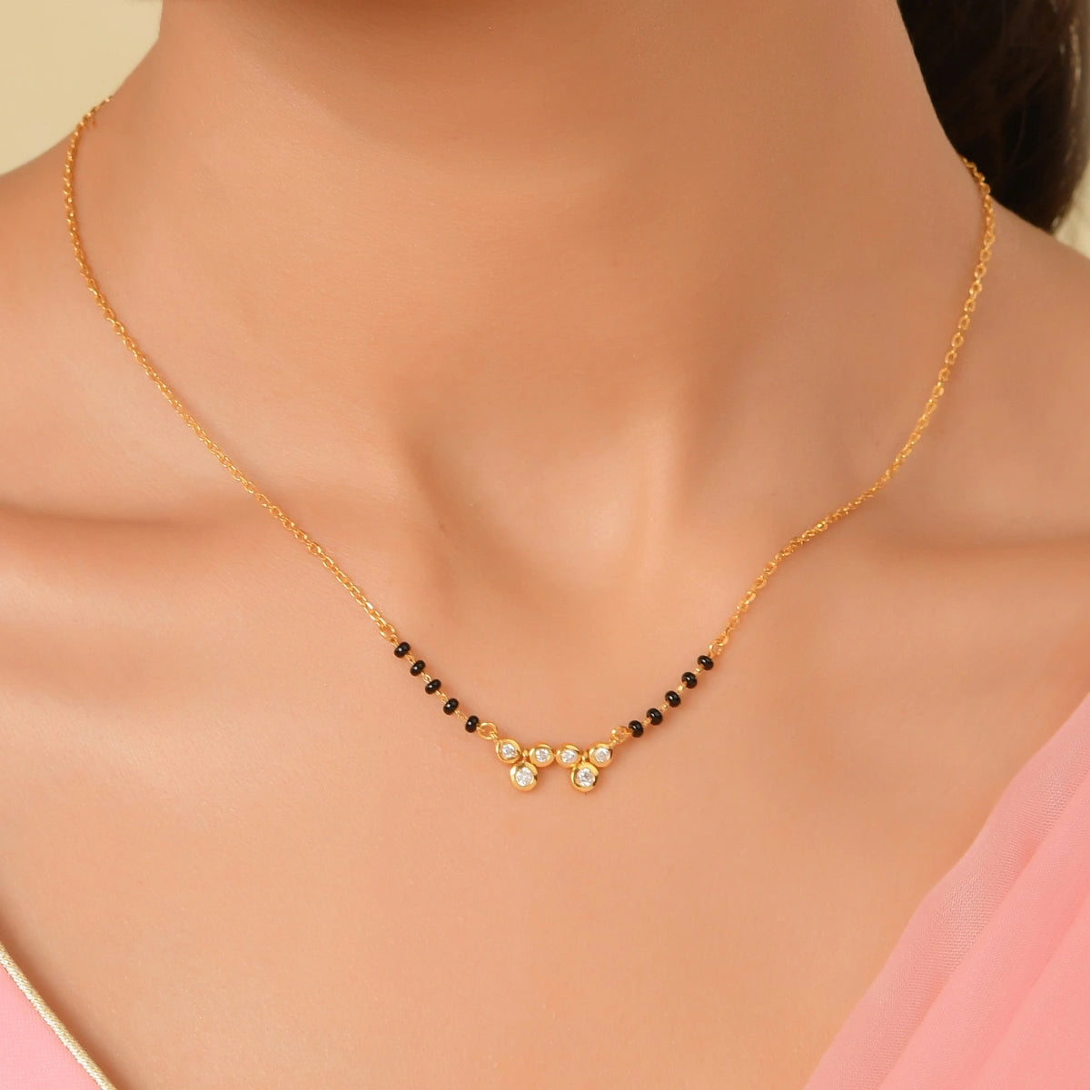 Roovi Ziya 925 Silver Mangalsutra Pendant