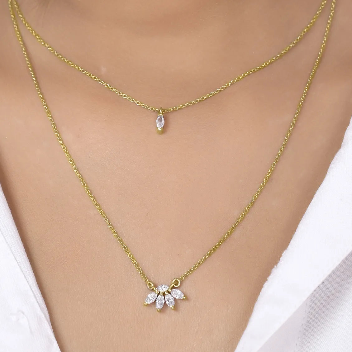 Shop Love to Shine Lotus Necklace in 925 Silver