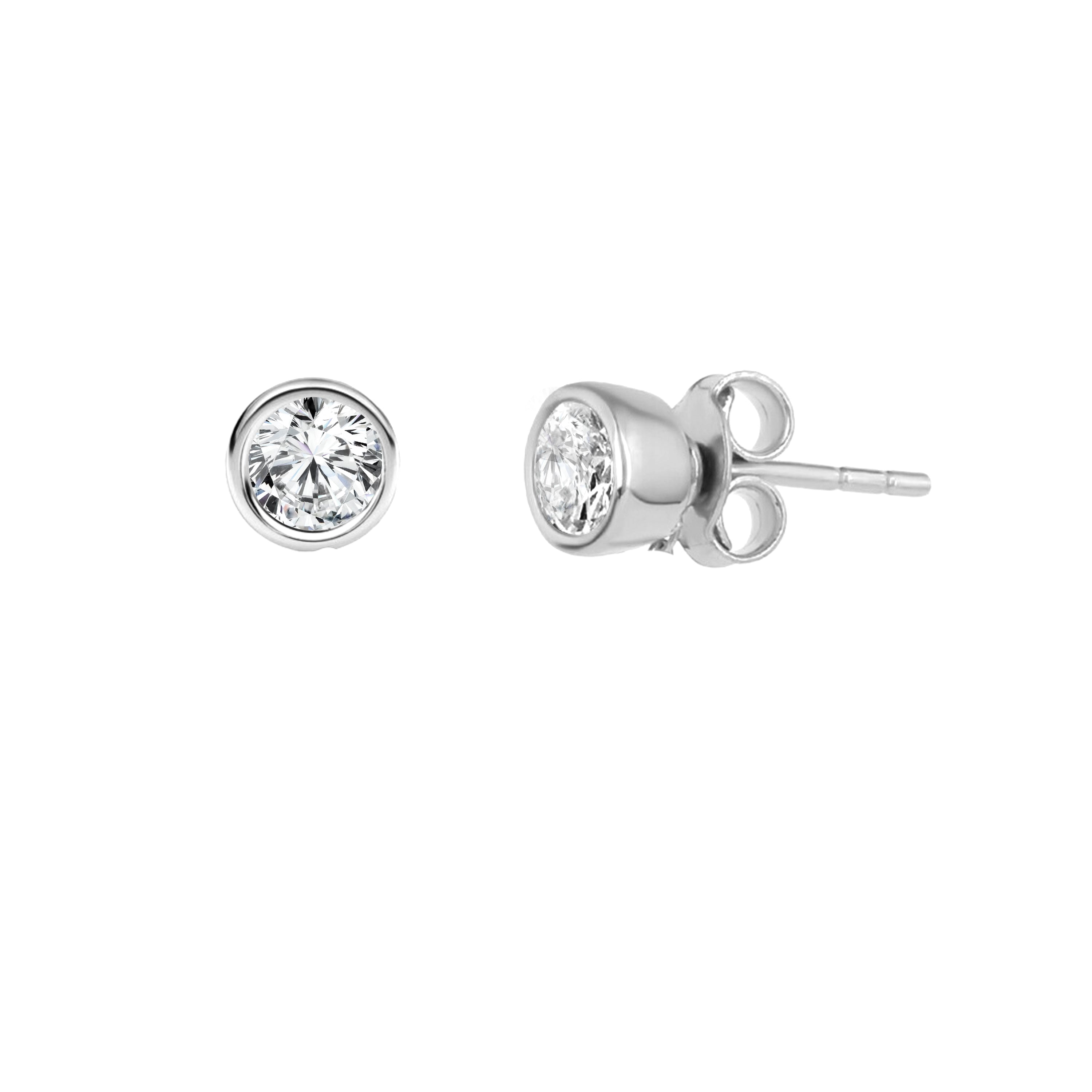 Order Fairy Diva Round AD Studs in 925 Silver