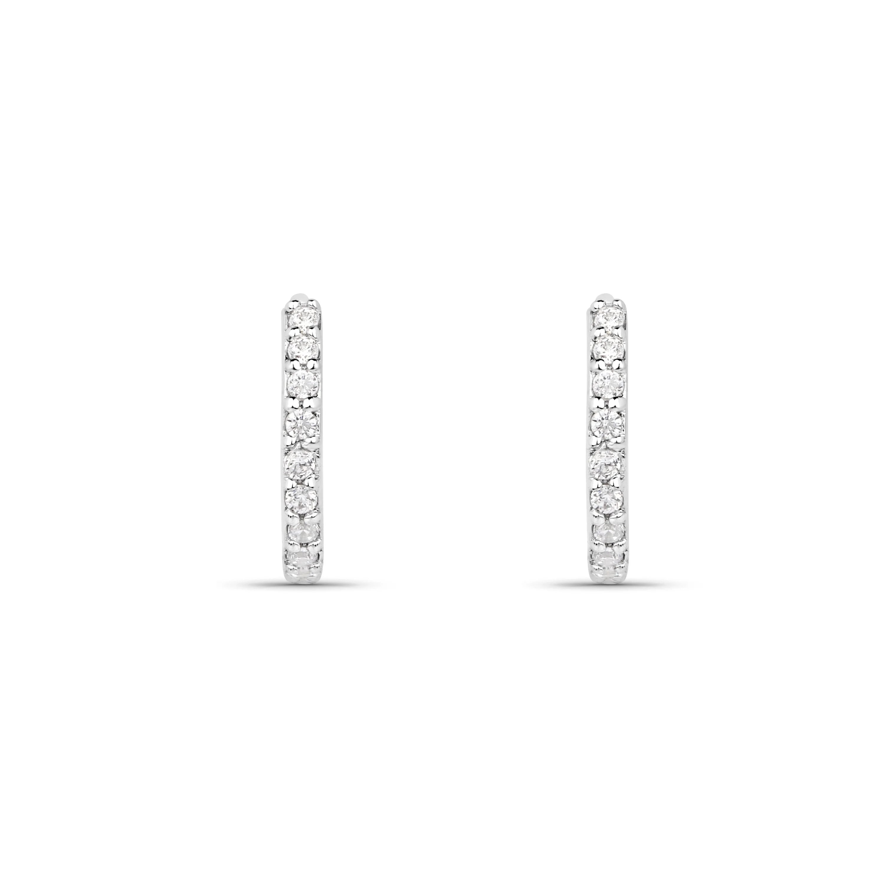 Buy Silver Diamond Earrings